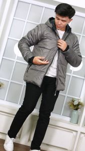 Jaket Gelembung Pria Wanita & Jaket Puffer Outdoor Winter Tahan Angin Musim Dingin A524