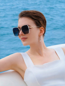HELEN KELLER | New Gradual Change Graceful Beauty Frame Sun UV Protection Glasses