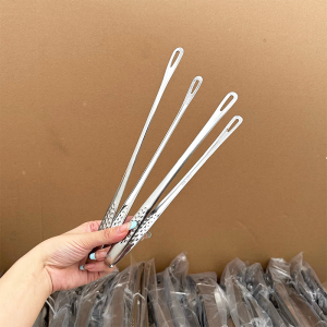 Stainless Steel BBQ Steak Clamp Kitchen Cooking Utensils Commercial Grade Food Clamp for Grilling And Baking