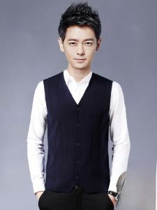 ROMON | Lormen Mens Knitted Wool Sweater Vest V-neck Sleeveless Fashion Business Casual Autumn New Style Dad Coat Open Cardigan