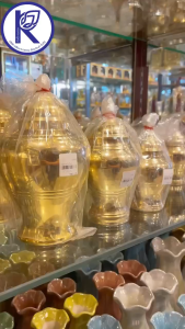 ✨ โกศไหทองเหลืองขัดเงา (เล็ก/กลาง/ใหญ่/จัมโบ้) | คลังนานาธรรม สังฆภัณฑ์