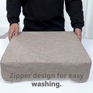 2in1 Kusyen Foam Armchair Cushion with Zipper Cover Removable Washable Seat Pad Kusyen Kerusi Kayu