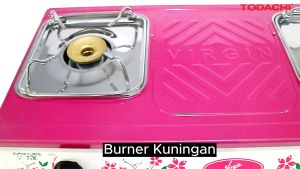 Todachi Kompor Gas 2 Tungku 70 cm (T-200) Gas LPG Gas Alam