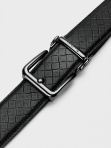 Pierre Cardin | Mens Business and Casual Belt Head Layer Cattle Leather
