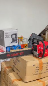 GIMPET Mesin Potong Kayu Outdoor 58CC 22inch Portabel Chainsaw Cordless Chainsaw Gergaji Rantai