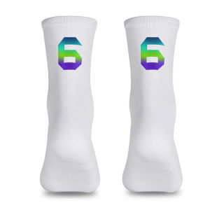 West Biking | Digital Color Reflective Breathable Quick-Dry Cycling Socks