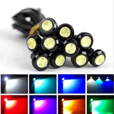 Lampu Drl Led Mata Elang Eagle Eye 12V 23 MM 1 Pc Lampu Variasi Motor Mobil 1 buah