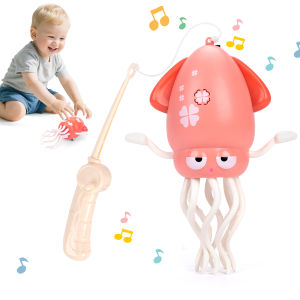 Dancing Octopus Toys Musical Crawling Octopus Baby Toy with LED Light Automatic Obstacle Avoidance Squid Kids Birthday Gifts