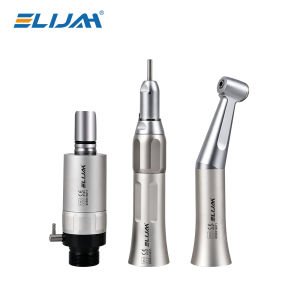 Dental FX Series Low Speed Handpiece 2/4 Holes 1:1 Contra Angle Straight External Water Push Button Air Motor Dentistry Tools