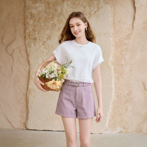 XIANGYING | Purple Slimming Shorts Summer