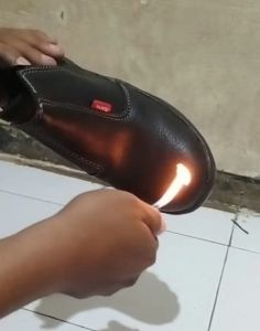 SEPATU SAFETY SEPTI SAVETI SLIP-ON SEPATU KESELAMATAN KERJA PABRIK INDUSTRI KINGSHOES BERKUALITAS HARGA MURAH