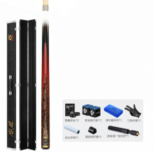 OMIN | Red Lipstick Design Small Tip Snooker Cue