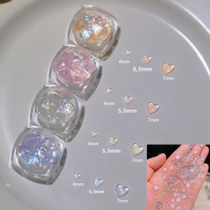 30 Chiếc 3D Kawaii Long Lanh Trái Tim Móng Tay Nghệ Thuật Trang Trí Nhựa Ren Quyến Rũ Hoạt Hình Pha Lê Làm Móng Tay DIY Phụ Kiện