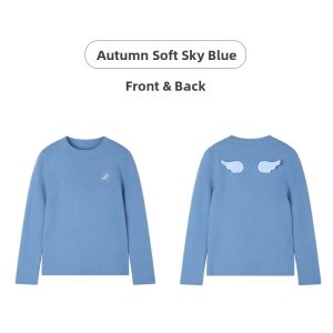 MUCMUKN | Soft and Elastic Ribbed Long Sleeve T-shirt for Girls Spring Wear