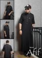 Jubah al amwa platinum afif lengan pendek gamis saudi. 