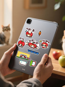 สติกเกอร์ปกโทรศัพท์มือถือสัตว์น่ารัก ปกป้องน้ำได้ ลายการ์ตูนสุดเทรนด์ ลายมือถือ ลายกระดาษโน้ต ลายสัตว์ ลายการ์ตูน ลายการ์ตูนสุดเทรนด์