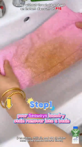 New 2 in 1 Laundry Stain Remover Strong Decontamination Laundry Detergent Powder Bleach Powder  99.9% Sterilization  (Random Brand)