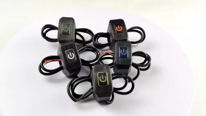 Universal Motorcycle Handlebar Switch /22mm Waterproof Horn Headlight Control Modified Switch With LED Light /Moto Parts