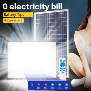 【5-year warranty】Solar LED Light Outdoor Lighting IP67 Waterproof Solar Light High Brightness Solar Spotlight Auto On/Off Lampu Solar(white light/yellow light)