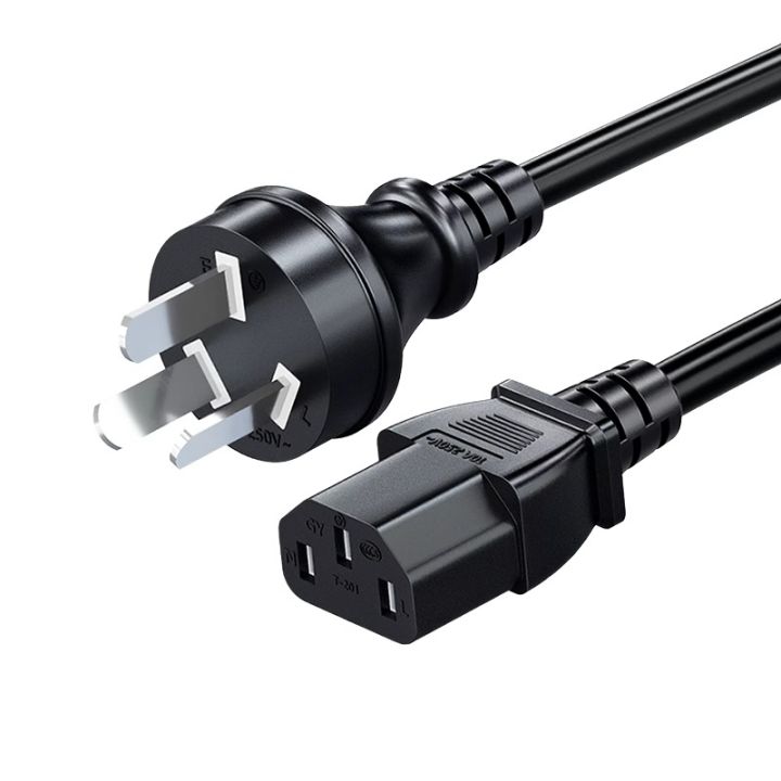 National Standard Power Cord Desktop Host Computer General 3Core Three