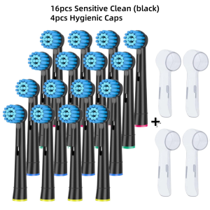 Sensitive Replacement Head Generic For Oral B Gentle-Action Brush Heads For Sensitive Gums & Teeth & Gentle Whitening Action