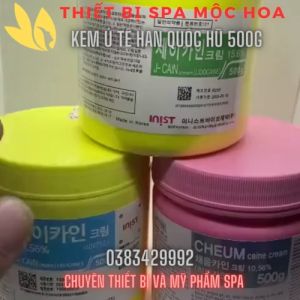 Kem Ủ T ê Hàn Quốc 15.6% 29.9% và J-Cain 10.56% Cream Hũ 500g Chính Hãng dùng Lăn Kim đốt Mụn Thịt trong Spa Clinic