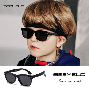SEEMELO Fashion Kids Sunglasses UV400 Sunglasses Childrens Polarized Sunglasses TPEE Sunglasses  Travelling Cycling Hiking Riding Running Glasses