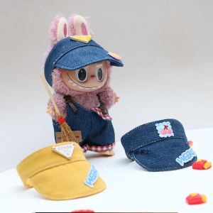 Bộ Quần Áo Búp Bê Denim 17cm Và Mũ Che Nắng 10cm Bộ Đồ Chơi Cotton Phổ Biến Trong 25 Năm qua Quần Áo Búp Bê Và Mũ
