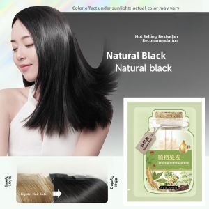 Natural Plant-Based Aromatic Hair Dye Bubble Color Treatment Hair Dyeing Cream Stick Source Protection Dyeing Natural Plant Fruit Dye