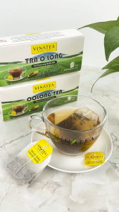 [HCM]Combo 04 hộp trà túi lọc Ô long đậm vị VINATEA  (2 g x 25 túi lọc x 4 hộp)
