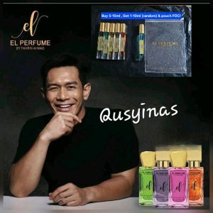 10ML EL PERFUME BY FAHRIN AHMAD (Travel Size)-Buy 5 Get 1 FOC + pouch as in 1st pic!