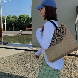 Flax Jute Tote Bag for Women: A Stylish & Eco-Friendly Choice