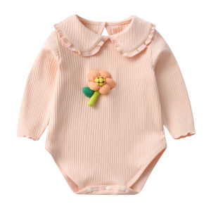 Infant Long Sleeve All-Season Cotton Soft Rompers