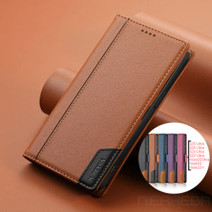 Ốp Lưng Ví Da Từ Tính Cho Samsung Galaxy S26/S25/Edge/S24/S23 Ultra/S22/S21 FE/S20/S10 Plus/Note20/A17/A16/A56 - Ốp Điện Thoại Có Ngăn Đựng Thẻ