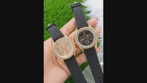 นาฬิกาผู้หญิง นาฬิกาแฟชั่น GENEVA แบรนด์แท้ สายซิลิโคน ขอบเพชร