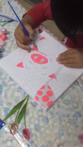 Prakarya Anak Kanvas Lukis Anak [Seri Karakter DISNEY] / Painting By Number / Set Alat Lukis DIY Kit
