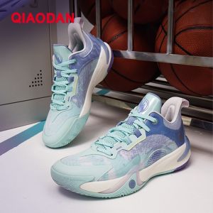 Qiaodan PY 6 Giày bóng rổ nam nhẹ hấp thụ sốc chống trượt chống mài mòn QXA013251109