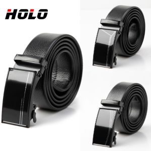 แฟชั่น สไตล์ธุรกิจ คุณภาพสูง ใหม่ ผู้ชายสายพาน หัวเข็มขัดโลหะผสม