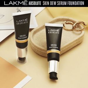 Lakme Absolute Skin Dew Serum Foundation - Directly Imported from India - High Performance and Ethically Recognized - Ideal for Indian Skin Tones