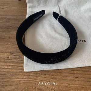 Fashionable Velvet Hairband Womens Outdoors High Hairline Star Print Stylish Hair Accessories New 2025 Fresh Outburst