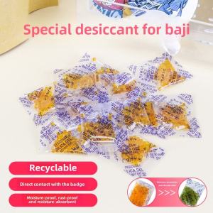 Bar Badge Orange Allochroic Silica Gel Desiccant Book Hand-Made Anime 1G Dog Food Moisture-Proof and Mildew-Proof