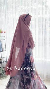 Zahira1808 Nadeeva Gamis Bahan Ceruty Baby Doll Mix Pita Gold Import Gamis Murah Trendi Baju Syari Muslim Wanita Ibu Terlaris Baju Pesta Adem Nyaman Di Pakai Real pict Orii Best Seller
