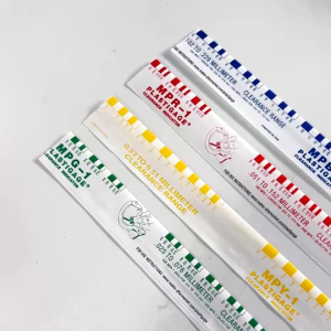พลาสติกเกจวัดเคลียเรนซ์ มี 3 สี สีเขียวสีแดงสีน้ำเงิน ** ราคา/ต่อชิ้น ** CLEVITE PLASTIGAGE