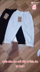 Quần KAKI dài rách xước cá tính năng động mạnh mẽ cho bé trai