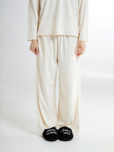 spao | Thermal White Wide-leg Pants