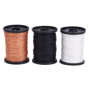 Moda 50m Nylon Thread Durable Flat Hand Stitching Handicraft Cord Width 0.6mm