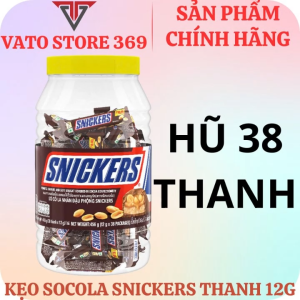 Socola nhân đậu phộng SNICKERS thanh 12g