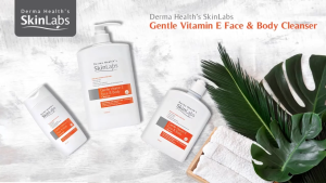 Derma Health Skin Labs Vitamin E Face and Body Cleanser 1000ml Gentle Moisturizing Soap Free Wash