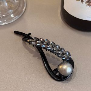Elegant Pearl Wheat Ear Hair Accessories Stylish Hairpin Lazy Girl Hair Twist Clip Fashionable Hair Decorations for Women