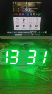 นาฬิกาดิจิตอล CX2218 LED CLOCK สามารถติดผนัง ราคาถูก สินค้าพร้อมส่ง แถมหัวอะแดปเตอร์และUSBให้/ฟรี ชุดแปรงสีฟัน
